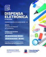 Dispensa Eletrônica nº 003/2025 