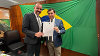 Em Brasília, vereador GCharles Dantas garante emenda para aquisição de dois veículos destinados à saúde de Currais Novos