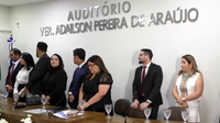 Posse da nova diretoria da OAB é realizada no Auditório Vereador Adailson Pereira da Silva