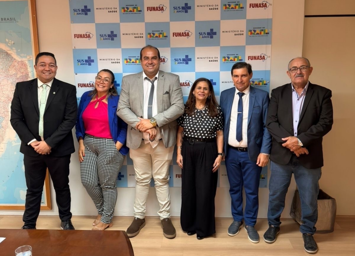 Vereadores participam de audiência na FUNASA em busca de melhoria hídrica para Currais Novos